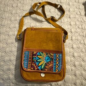 Suede Crossbody Bag